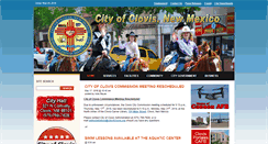 Desktop Screenshot of cityofclovis.org