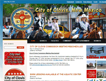 Tablet Screenshot of cityofclovis.org